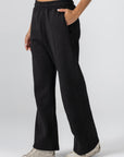 Women's Black Lined Sweatpants