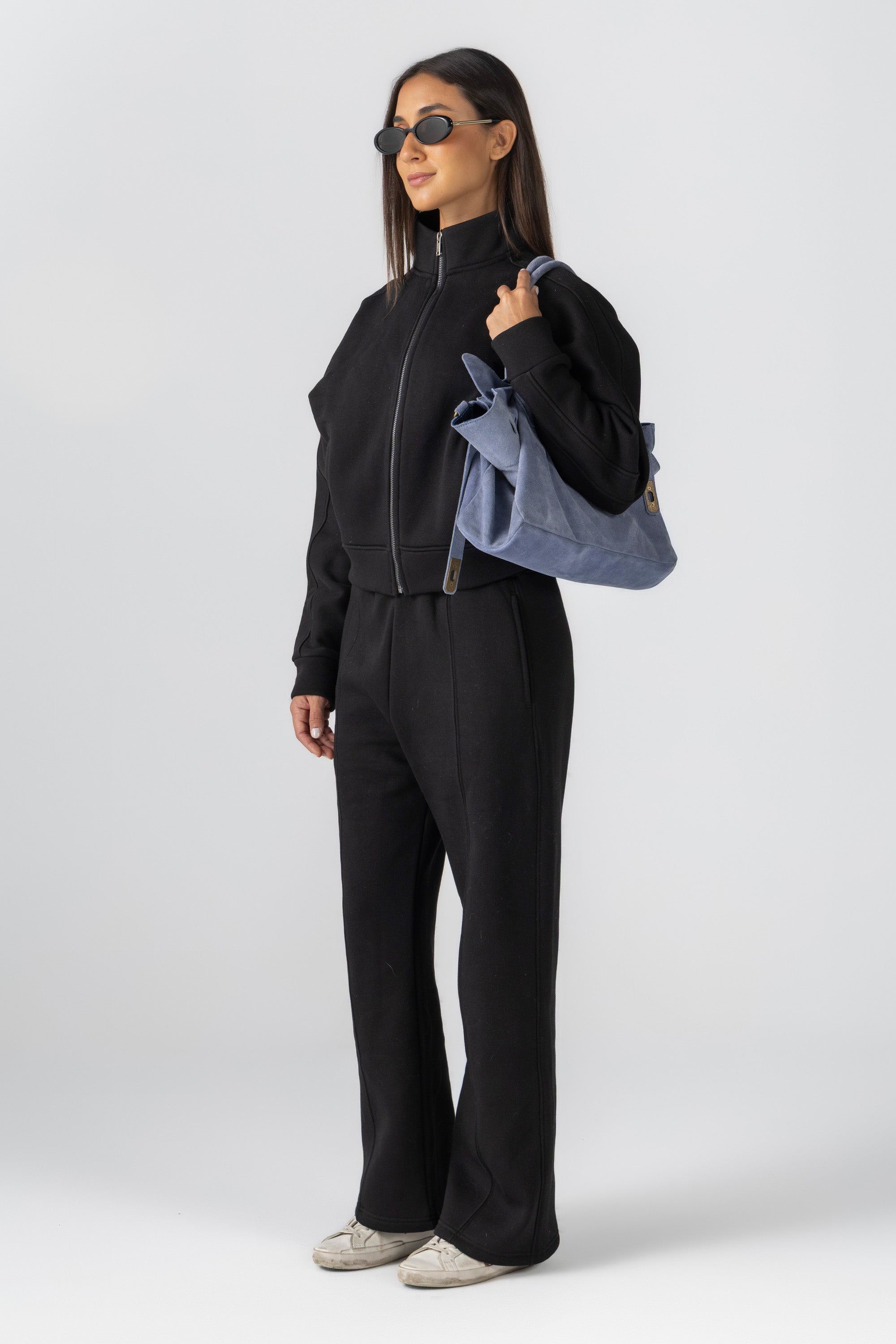 Women&#39;s Black Fleece Jacket