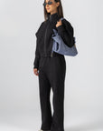 Women's Black Lined Sweatpants