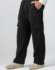 Black Cargo Sweatpants