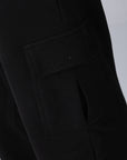 Black Cargo Sweatpants