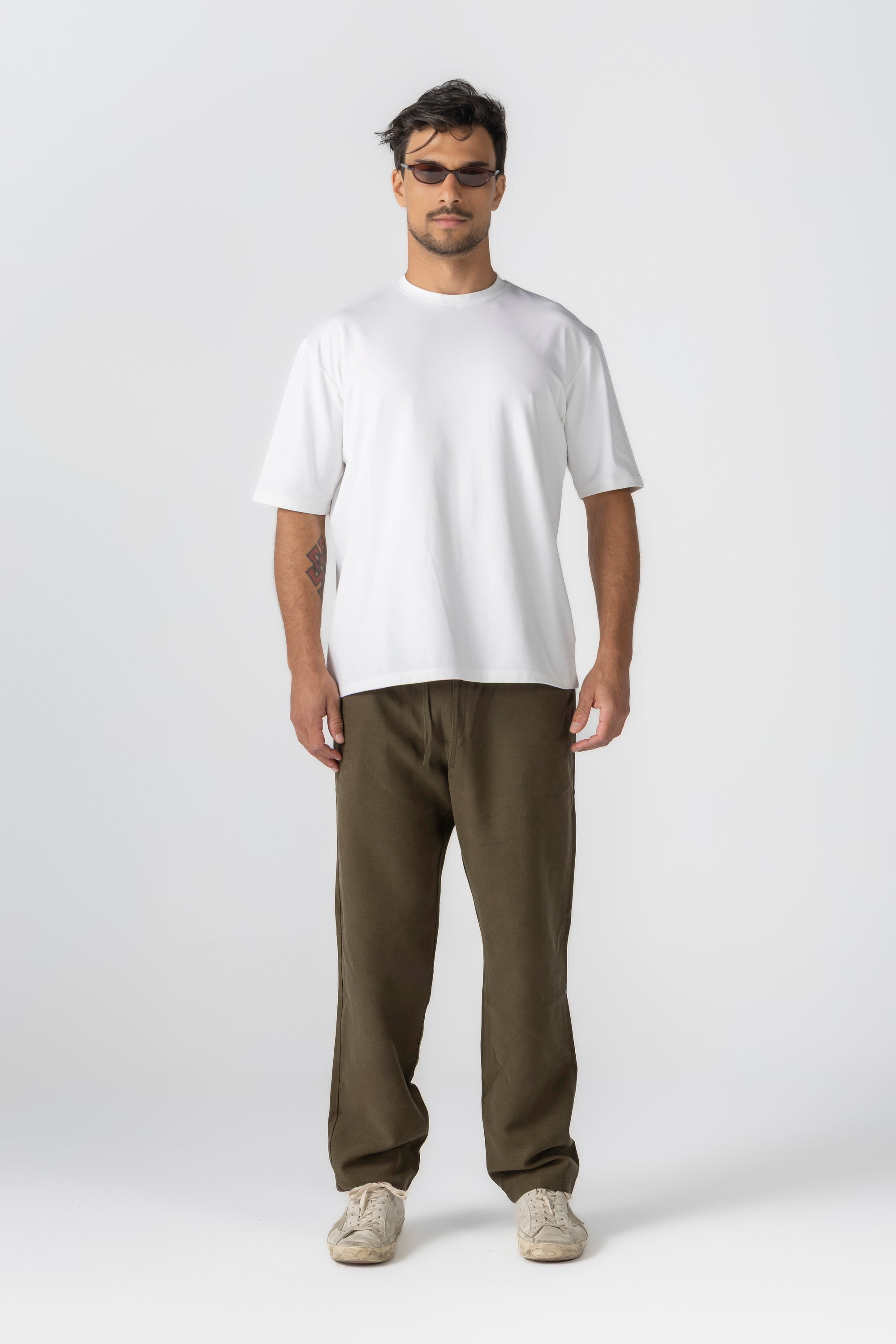 Olive Tencel Pants