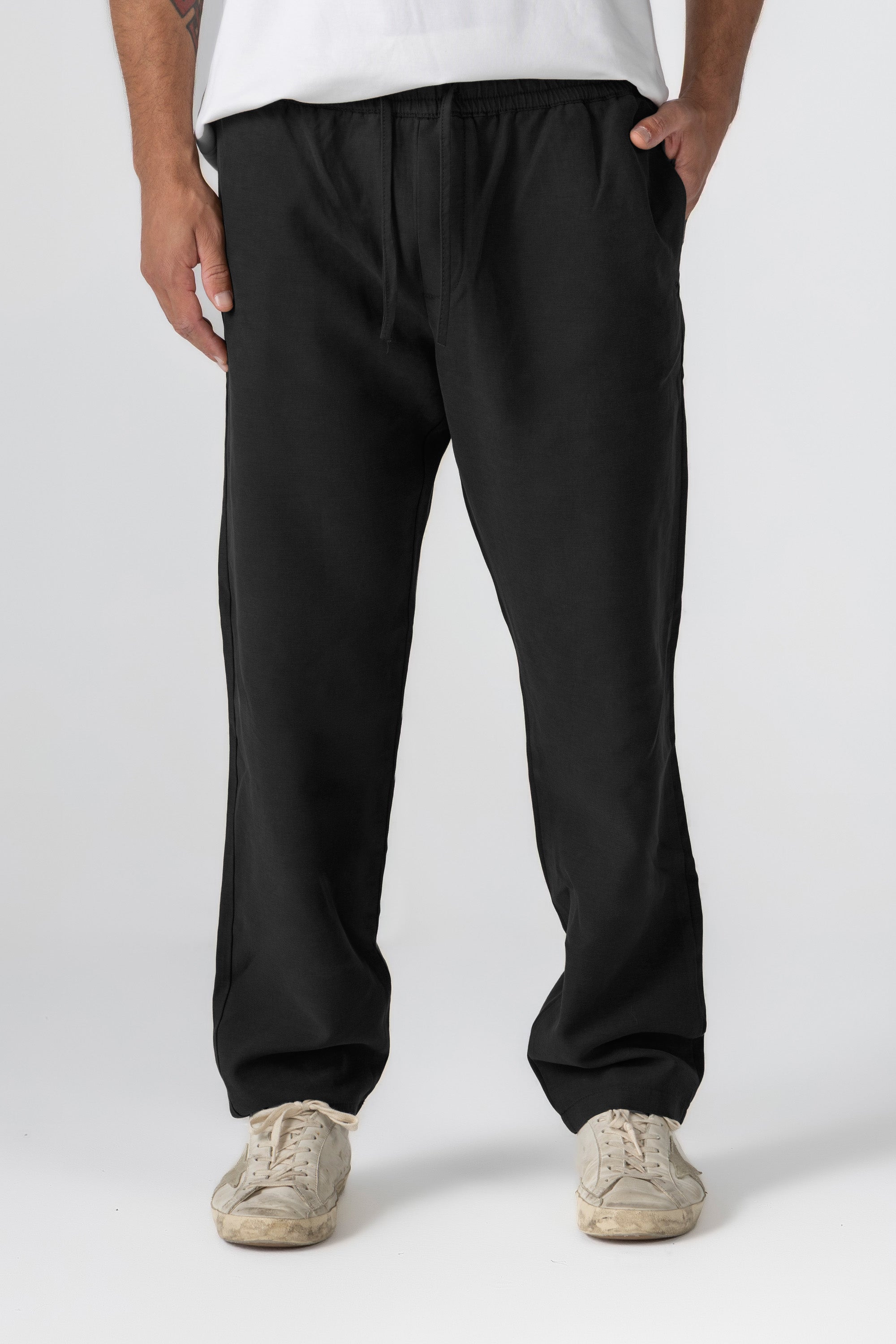 Black Tencel Pants