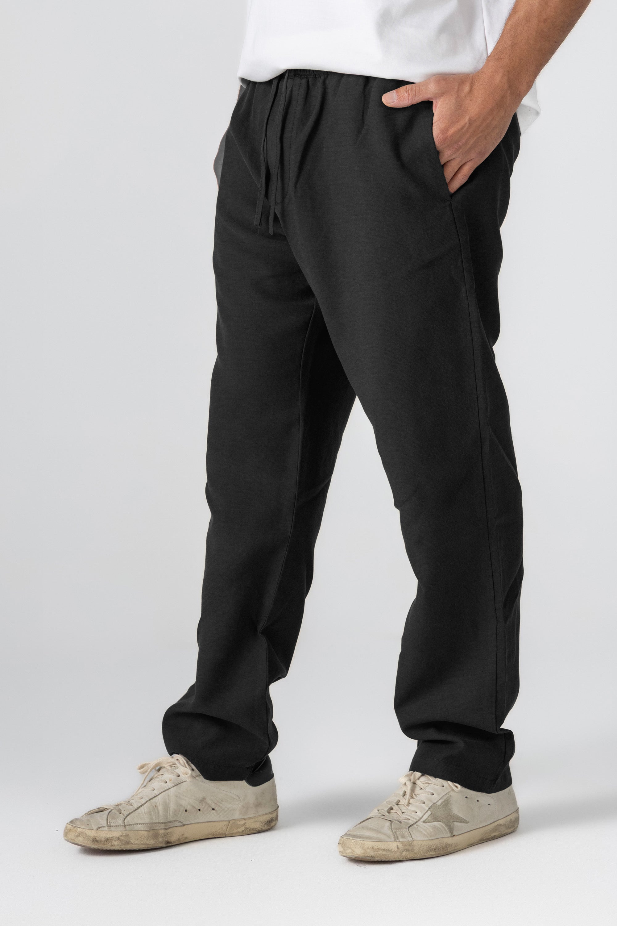 Black Tencel Pants