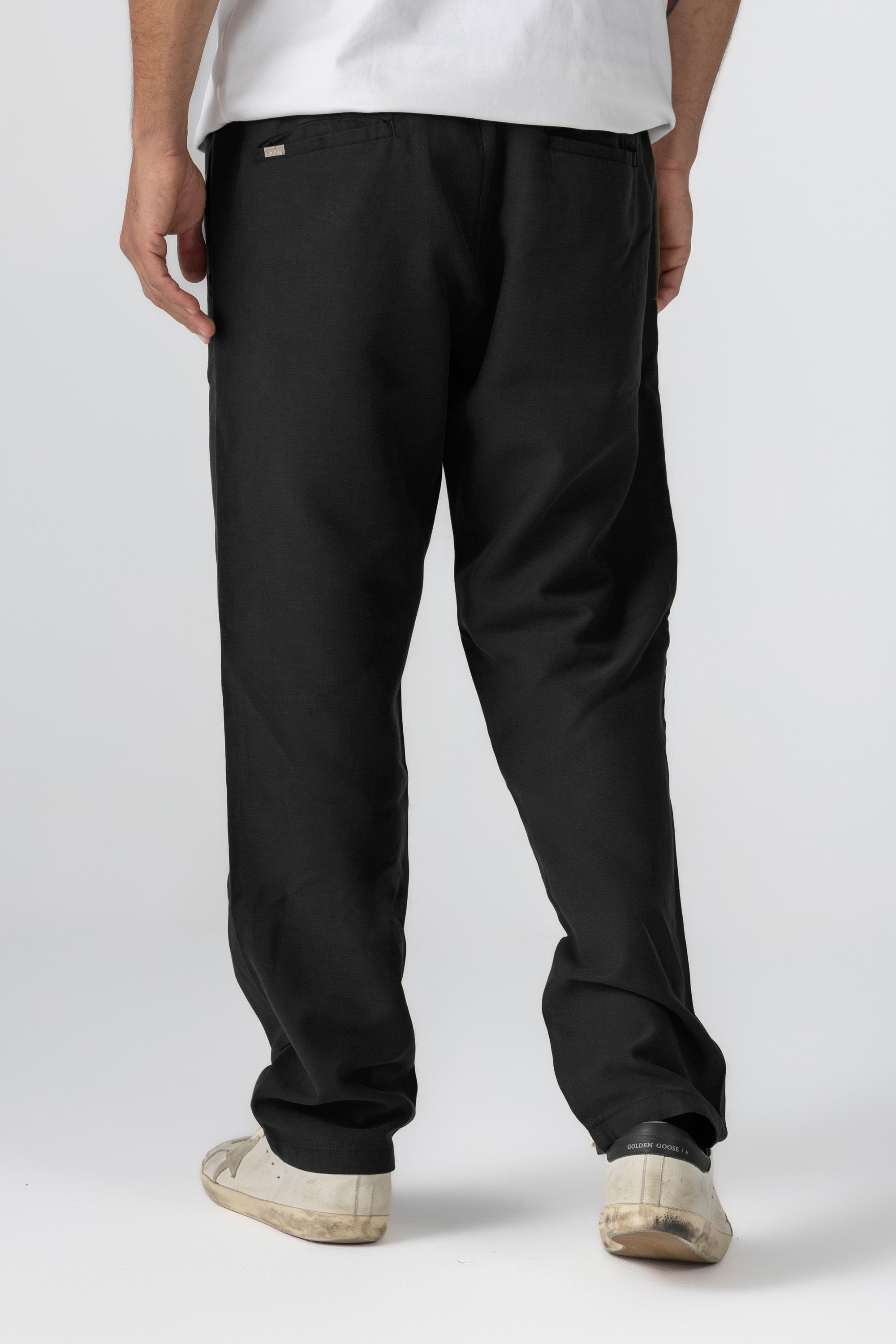 Black Tencel Pants