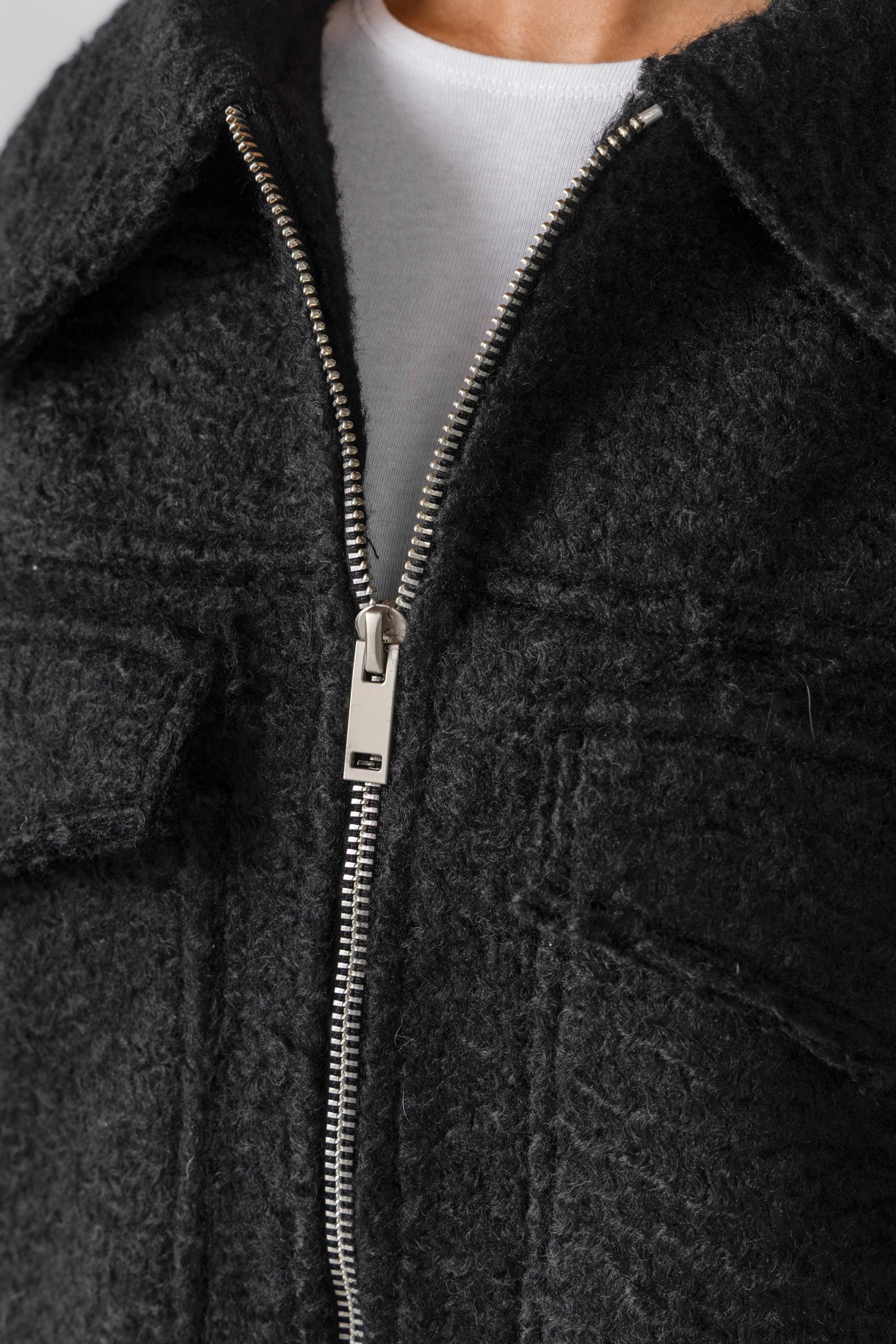 Women&#39;s Black Bouclé Jacket