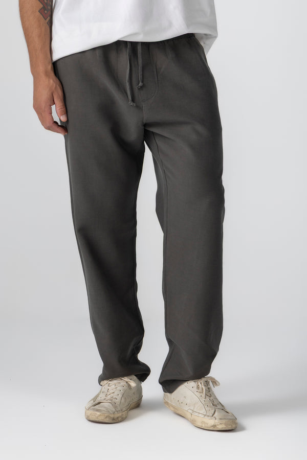Charcoal Tencel Pants