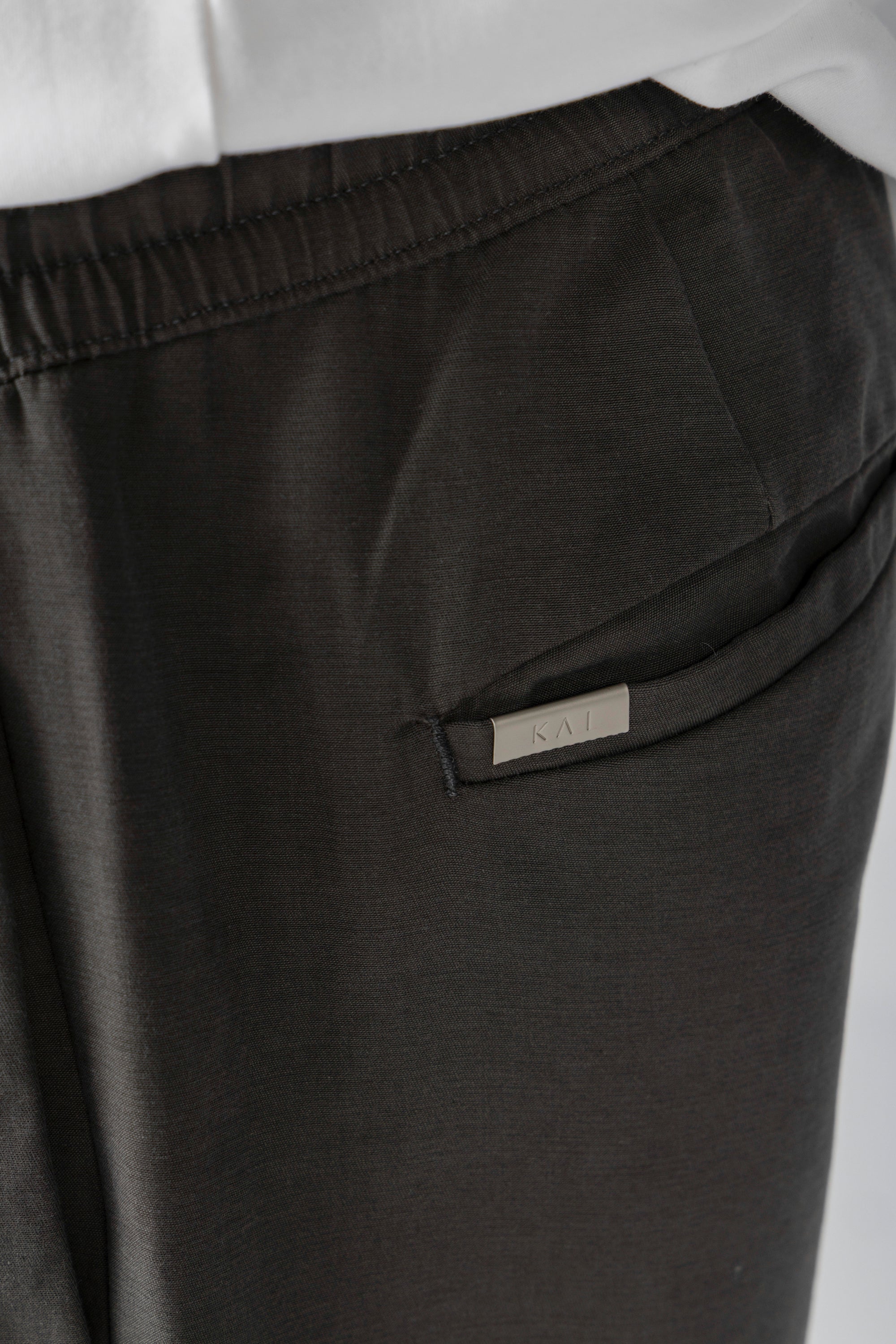 Charcoal Tencel Pants