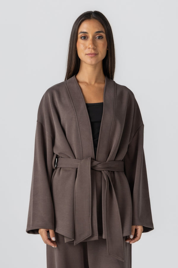 Mocha Modal Kimono
