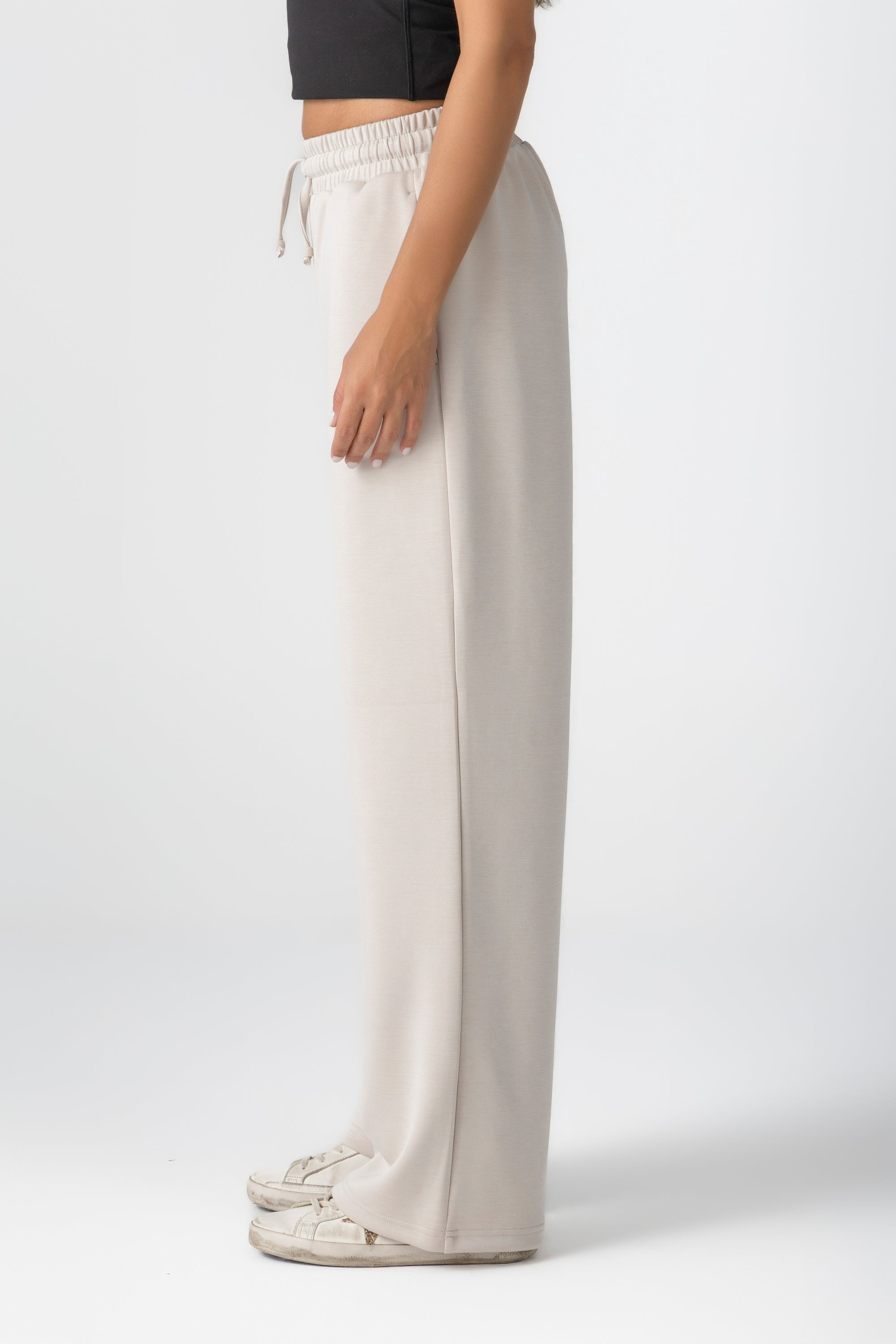 Cream Modal Sweatpants