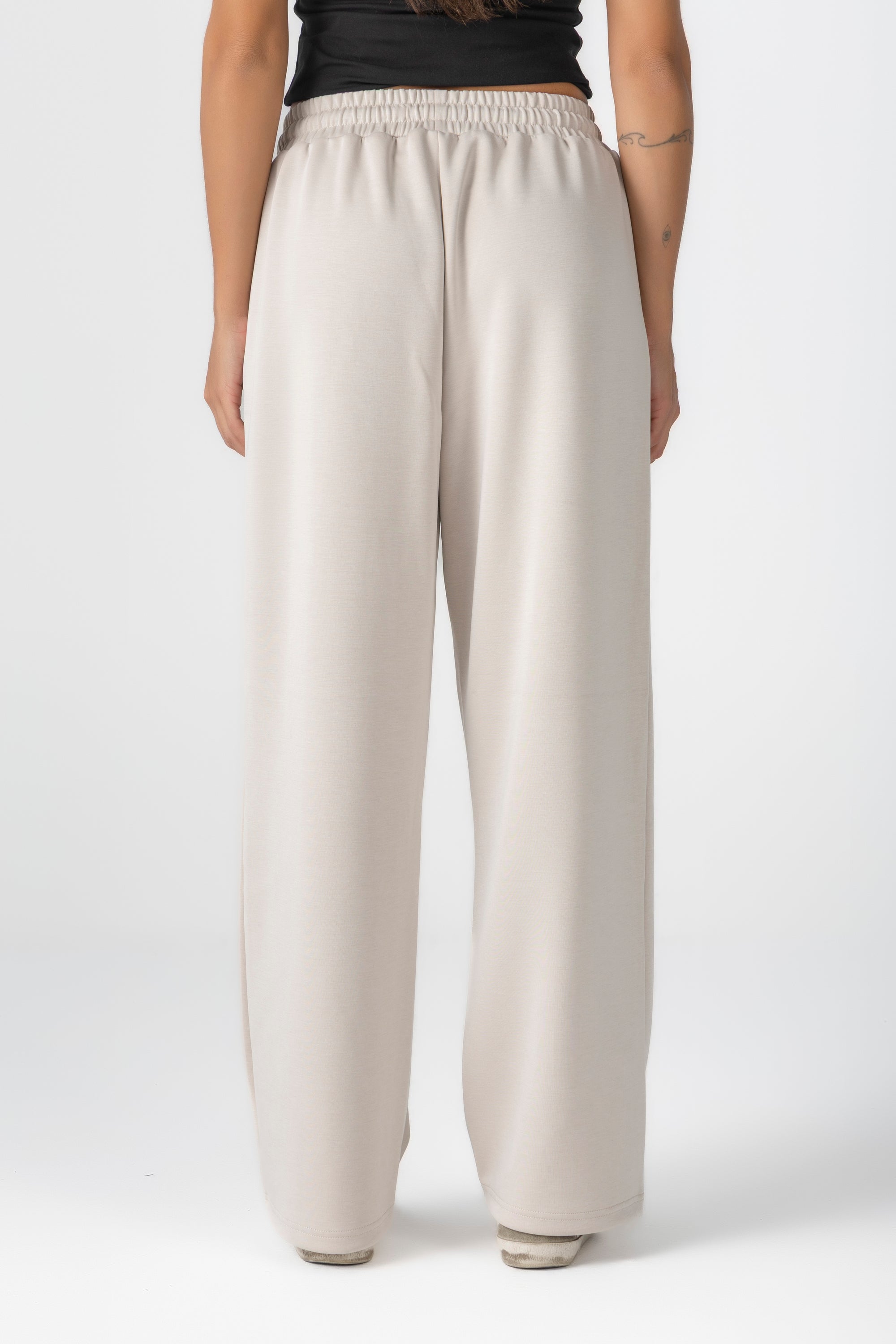 Cream Modal Sweatpants