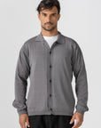 Heather Grey Knit Cardigan