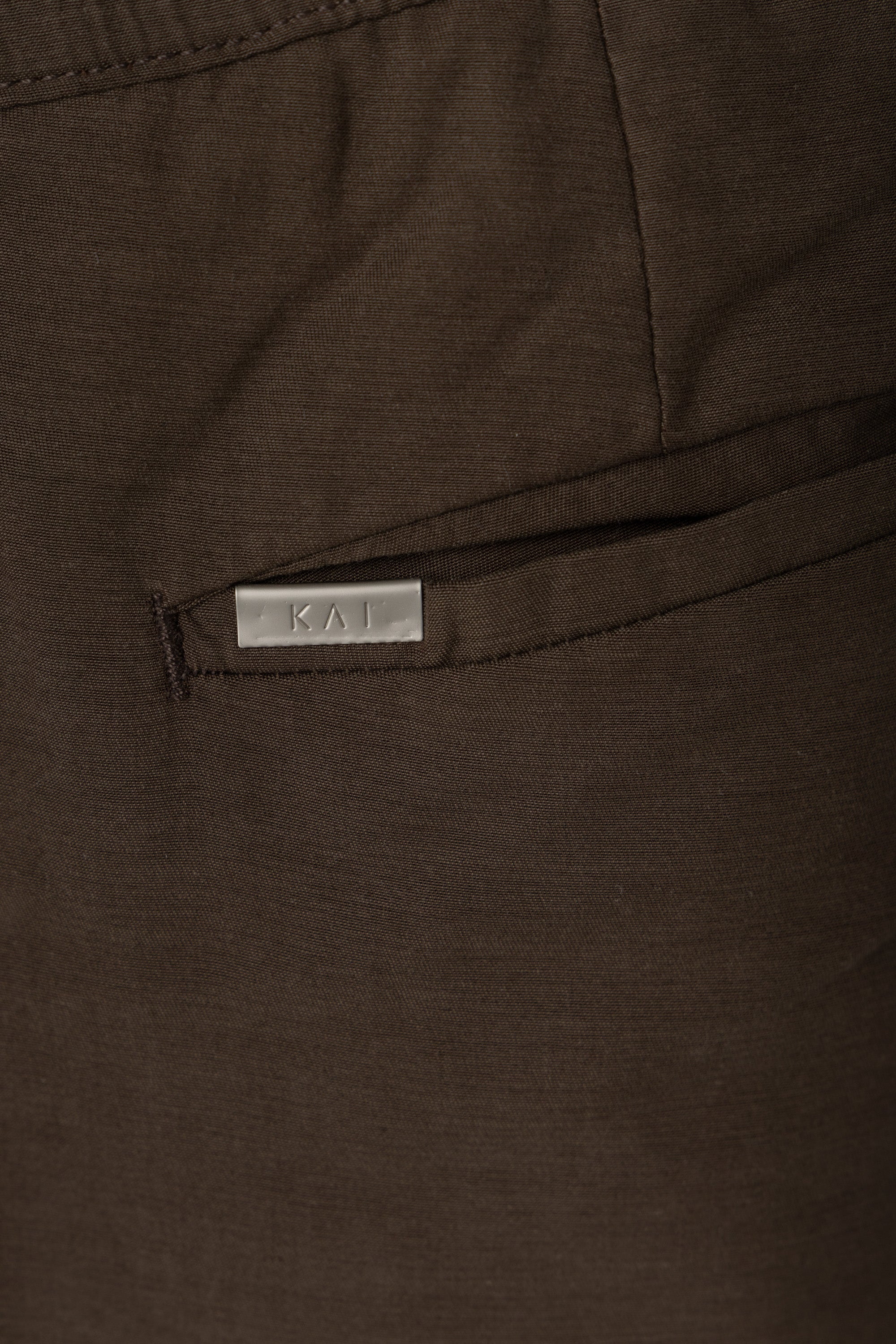 Brown Tencel Pants