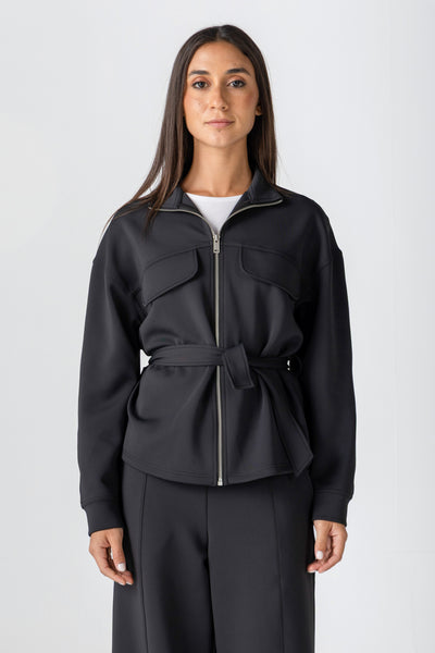 Black Neoprene Jacket