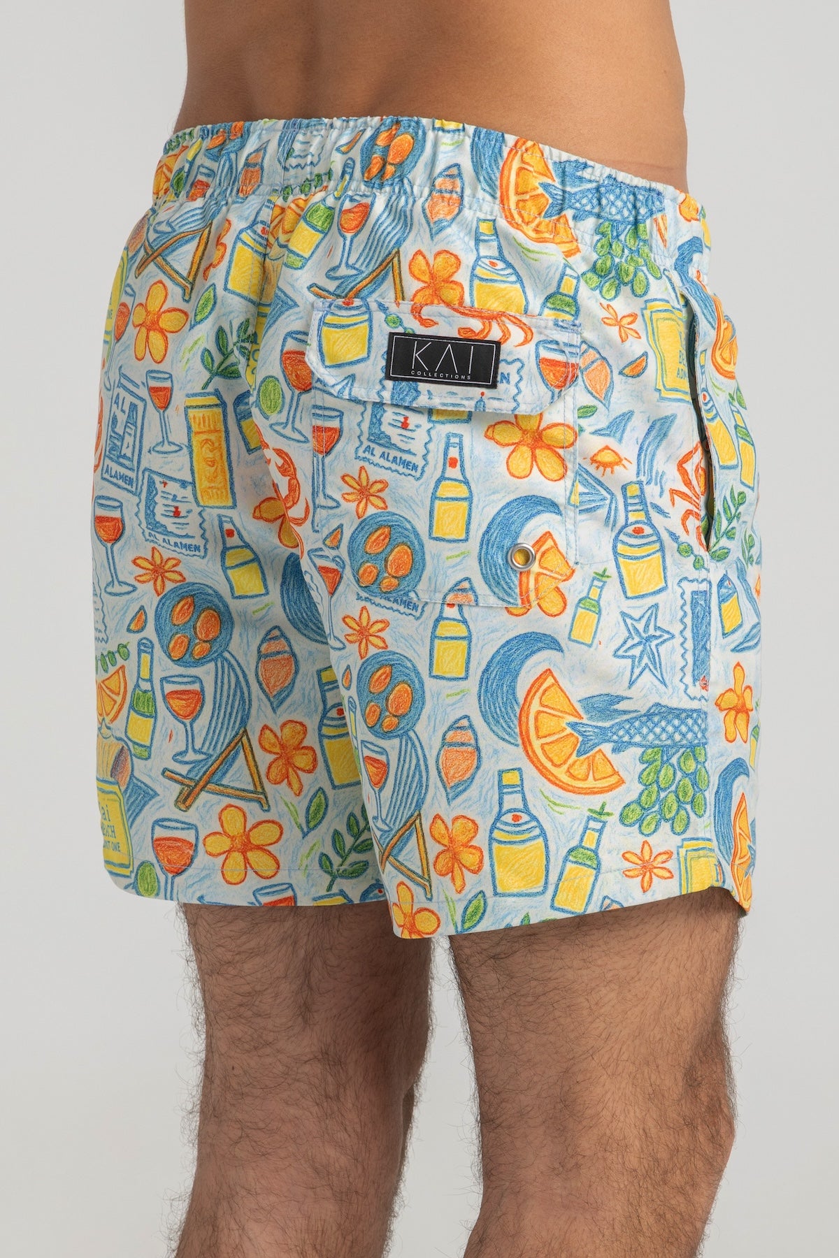 Seaside Scribbles Swim Shorts