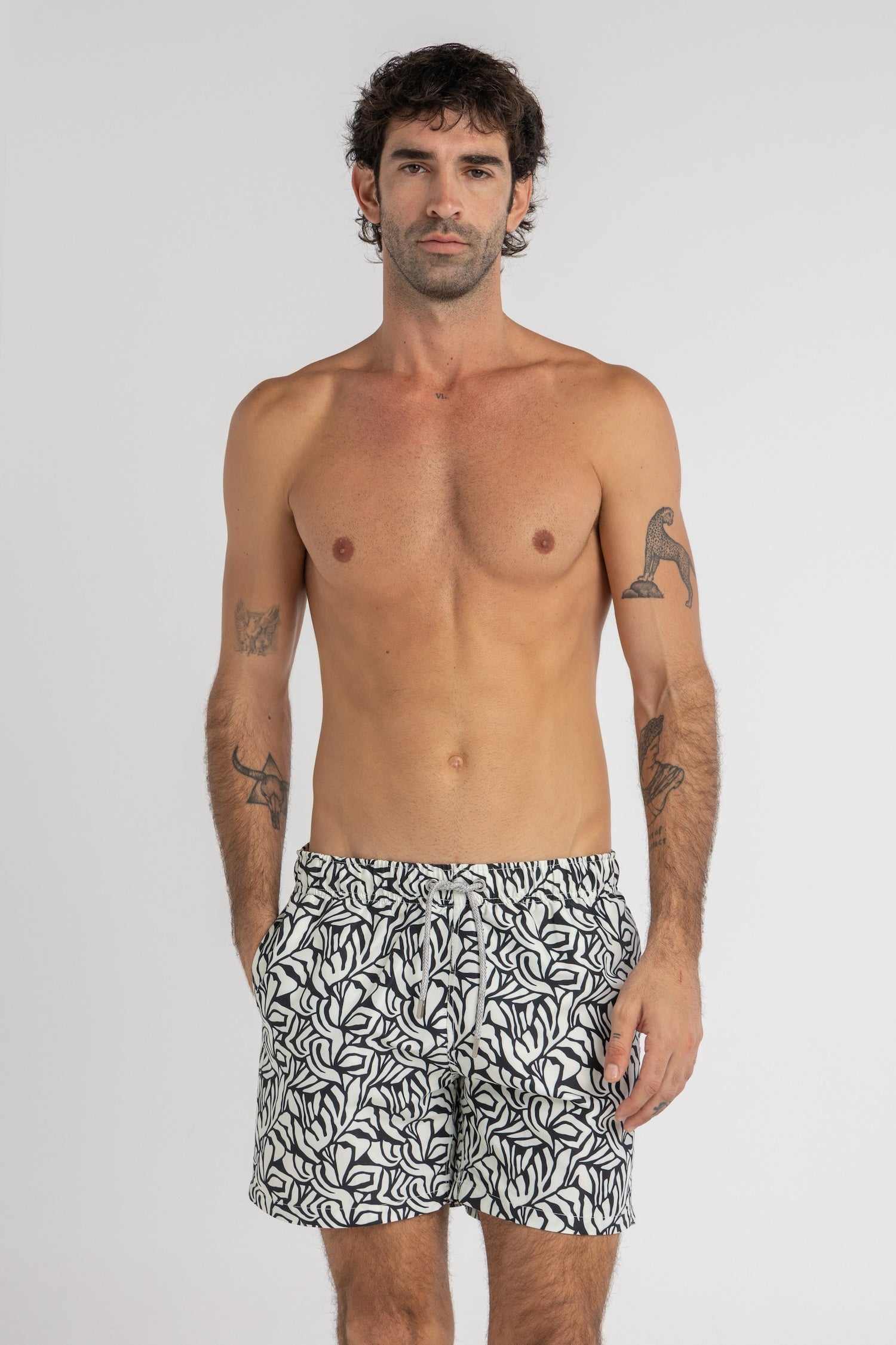 Tropic Noir Swim Shorts