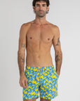 Yellow Zebra Swim Shorts