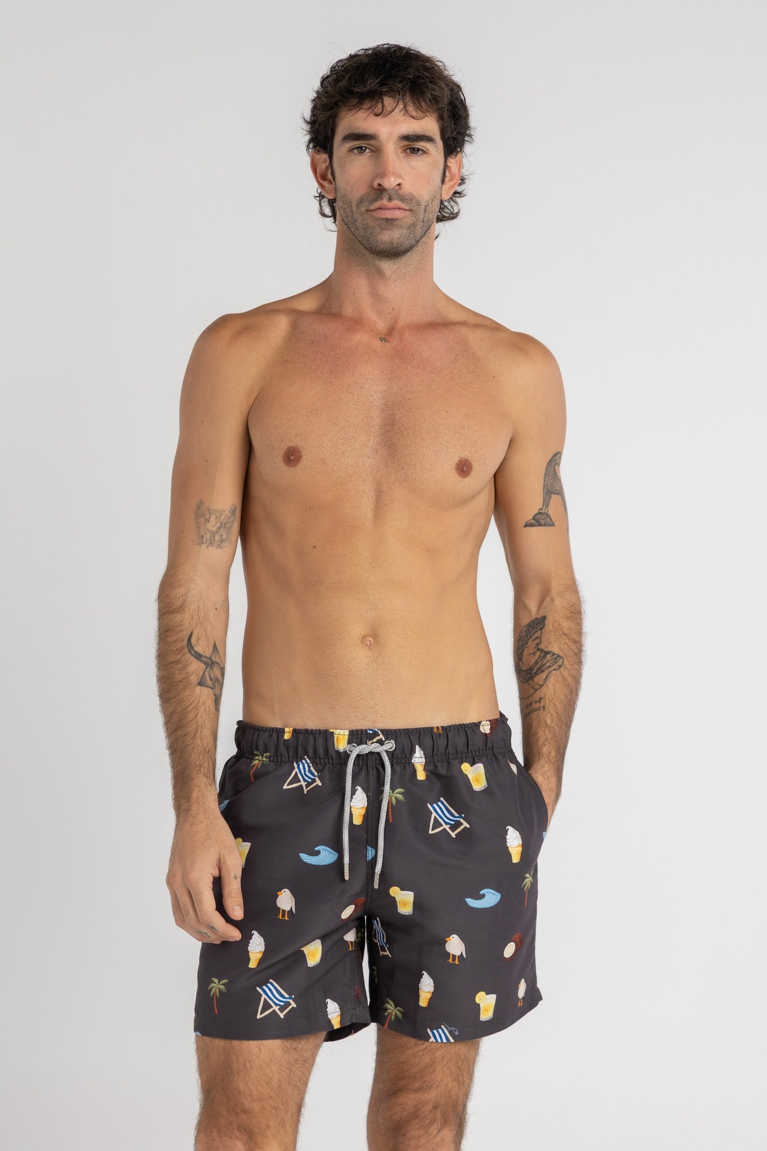 Espresso By The Beach Swim Shorts