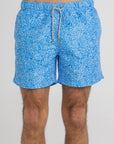 Blue Graffiti Swim Shorts