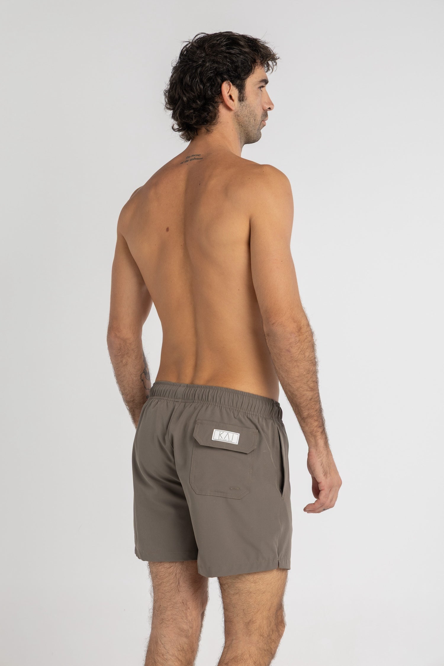 Dusty Grey Swim Shorts (4 Way Stretch)