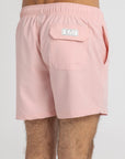 Solid Pink Swim Shorts (4 Way Stretch)
