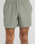 Sage Green Swim Shorts (4 Way Stretch)