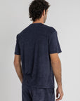 Navy Terry Towel T-Shirt