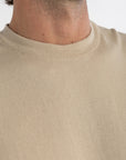 Beige Knitted T-Shirt