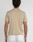 Beige Knitted T-Shirt