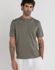 Olive Knitted T-Shirt