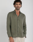 Sage Green Linen Shirt
