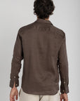 Dusty Taupe Linen Shirt