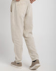 Men's Beige Linen Pants