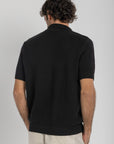 Black Crochet Button Up Shirt