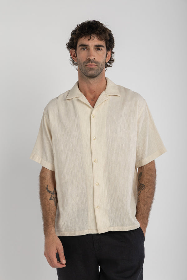 Off-White Jaquard Cuban Shirt