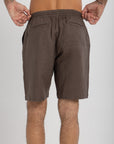 Dusty Taupe Linen Shorts