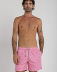 Pink Palm Swim Shorts