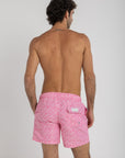 Pink Palm Swim Shorts