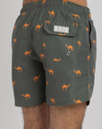 Olive Camels Swim Shorts