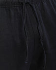 Black Wide Leg Linen Pants