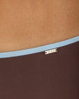 Mocha Zaria Bikini Top