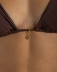 Mocha Maya Bikini Top