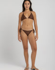Mocha Iris Bikini Bottom