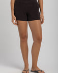 Women's Knit Brown Short