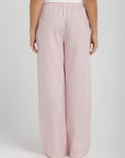 Women's Baby Pink Linen Pant