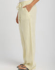 Women's Baby Yellow Linen Pants