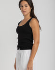 Women's Black Knit Tank Top