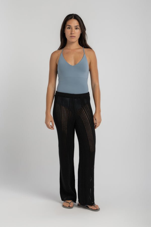 Women`s Black Knitted Pants