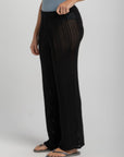 Women`s Black Knitted Pants