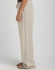 Women's Beige Linen Pants